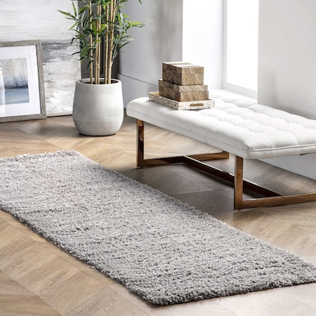 Nuloom Marleen Contemporary Shag Area Rug 2ft 6in x 16ft OZSG02O-26016